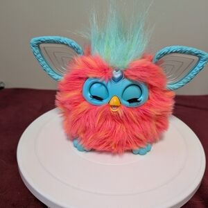 2023 Hasbro Coral Furby Plush Interactive Toy Tested Working